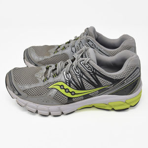 *Saucony Sz 8 Silver Athletic Running Hiking Shoes